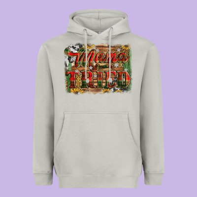 Mama Tried Christmas Heavyweight Hoodie Designed By Jasminsmagicworld