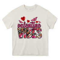 Cream valentine vibes olivia Heavy Core Tee - OliviaCreatesArt