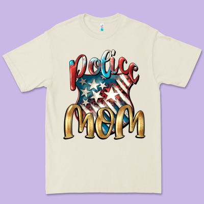 Police Mom Mother's Day Premium Tee Designed By Fadigitalartstudio