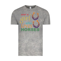 Cloud Rock Just a Girl Who Loves Horses Vintage Tee - Bettercallsaul