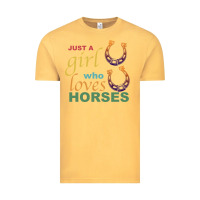 Vintage Mustard Just a Girl Who Loves Horses Vintage Tee - Bettercallsaul