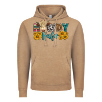 Western Howdy Heifer With Simmental Cow Vintage Hoodie | Teevron