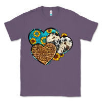 Lavender cowhide leopard hearts Classic Tee - OliviaCreatesArt
