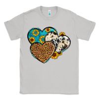 Moon Dust cowhide leopard hearts Classic Tee - OliviaCreatesArt