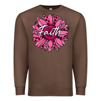 Chestnut faith breast cancer awareness sunflower Premium Sweatshirt - Jasminsmagicworld