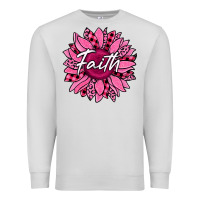 Dove Grey faith breast cancer awareness sunflower Premium Sweatshirt - Jasminsmagicworld