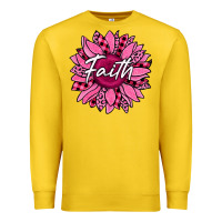 Lemon faith breast cancer awareness sunflower Premium Sweatshirt - Jasminsmagicworld