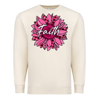 Sandshell faith breast cancer awareness sunflower Premium Sweatshirt - Jasminsmagicworld
