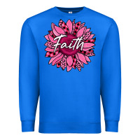 True Royal faith breast cancer awareness sunflower Premium Sweatshirt - Jasminsmagicworld