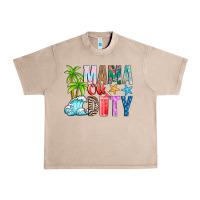 French Oak Mama Of Duty Urban Heavy Tee - CowhideDigitalArt