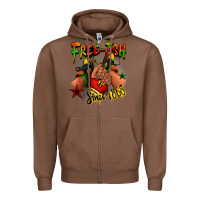 Chestnut Free-ish since 1865 Juneteenth black girl sneakers Zipper Hoodie - RanaPortraitStore
