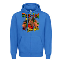 True Royal Free-ish since 1865 Juneteenth black girl sneakers Zipper Hoodie - RanaPortraitStore