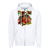 White Free-ish since 1865 Juneteenth black girl sneakers Zipper Hoodie - RanaPortraitStore