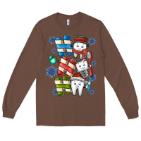 Chestnut ho ho ho teeth Long Sleeve Tee - CowhideDigitalArt