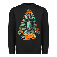Black gemstone arrowhead Heavyweight Sweatshirt - Jasminsmagicworld