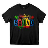 Black autism support squad Heavy Core Tee - OliviaCreatesArt