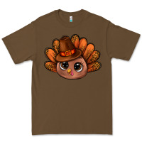 Cacao turkey and leopard pattern and thanksgiving hat bbs Premium Tee - BundleAndBundleShop