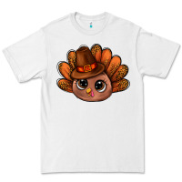 White turkey and leopard pattern and thanksgiving hat bbs Premium Tee - BundleAndBundleShop