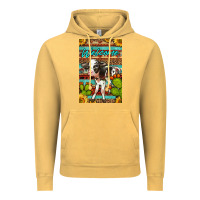 Vintage Mustard Welcome Cute Baby Calf Vintage Hoodie - LillyAllenDesigns