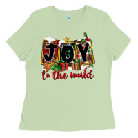 Matcha Joy To The World Ladies Tee - FaDigitalArtStudio