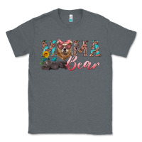 Charcoal Heather mama bear with mama and baby Classic Tee - Artiststas