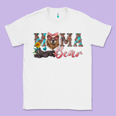 Mama Bear With Mama And Baby Classic Tee Designed By Artiststas