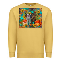 Antique Gold fall heifer cows Premium Sweatshirt - RanaPortraitStore