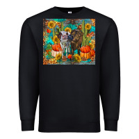 Black fall heifer cows Premium Sweatshirt - RanaPortraitStore