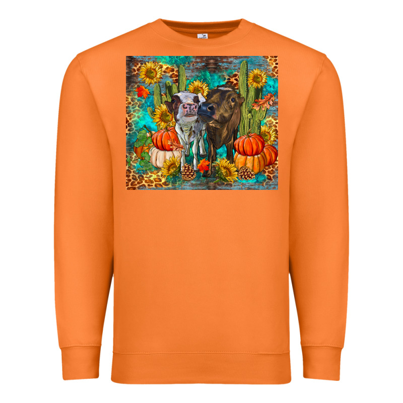 Fall Heifer Cows Premium Sweatshirt by RanaPortraitStore | Teevron
