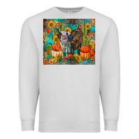Dove Grey fall heifer cows Premium Sweatshirt - RanaPortraitStore