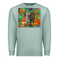 Seafoam fall heifer cows Premium Sweatshirt - RanaPortraitStore