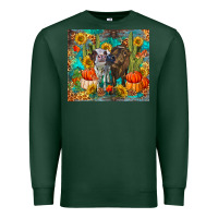 Sports Green fall heifer cows Premium Sweatshirt - RanaPortraitStore