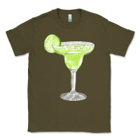 Army Green martini fa element Classic Tee - FaDigitalArtStudio
