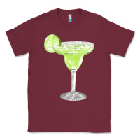 Burgundy martini fa element Classic Tee - FaDigitalArtStudio