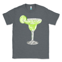 Charcoal Heather martini fa element Classic Tee - FaDigitalArtStudio