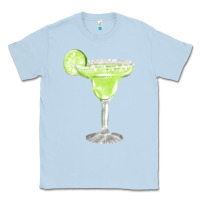 Dusty Blue martini fa element Classic Tee - FaDigitalArtStudio