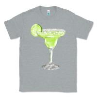 Heather Grey martini fa element Classic Tee - FaDigitalArtStudio