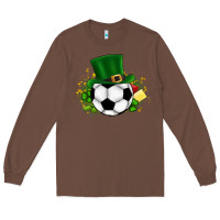 Chestnut Football Ball Long Sleeve Tee - CowhideDigitalArt