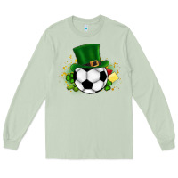 Matcha Football Ball Long Sleeve Tee - CowhideDigitalArt