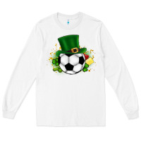 White Football Ball Long Sleeve Tee - CowhideDigitalArt