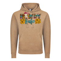Vintage Coffee Western Howdy Heifer With Charolais Cow Vintage Hoodie - LillyAllenDesigns