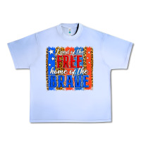 Grape Ice land of the free th of july brushstroke Urban Heavy Tee - Jasminsmagicworld