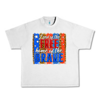 Lunar Rock land of the free th of july brushstroke Urban Heavy Tee - Jasminsmagicworld