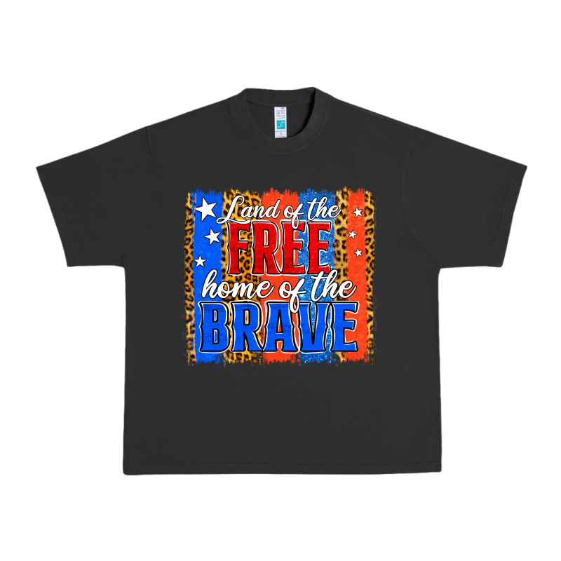 Land Of The Free Th Of July Brushstroke Urban Heavy Tee by Jasminsmagicworld | Teevron
