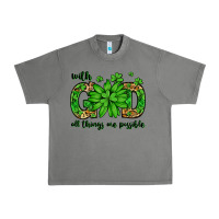 Tornado With god all things are possible St. Patrick's Day Urban Heavy Tee - LillyAllenDesigns