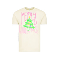 Vintage Arctic Merry Neon Christmas Vintage Tee - CowhideDigitalArt
