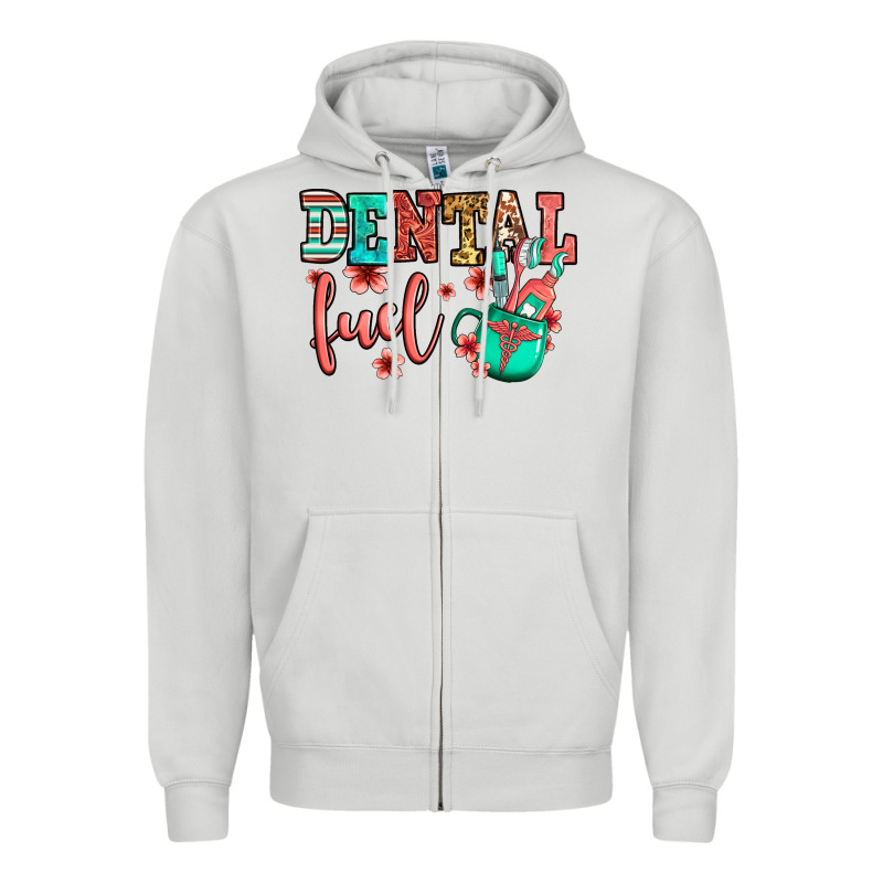 Dental Fuel Coffee Cup Zipper Hoodie by Jasminsmagicworld | Teevron