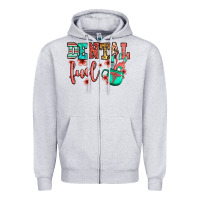 Heather Grey dental fuel coffee cup Zipper Hoodie - Jasminsmagicworld