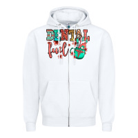 White dental fuel coffee cup Zipper Hoodie - Jasminsmagicworld