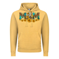 Vintage Mustard charolais cow mom Vintage Hoodie - LillyAllenDesigns